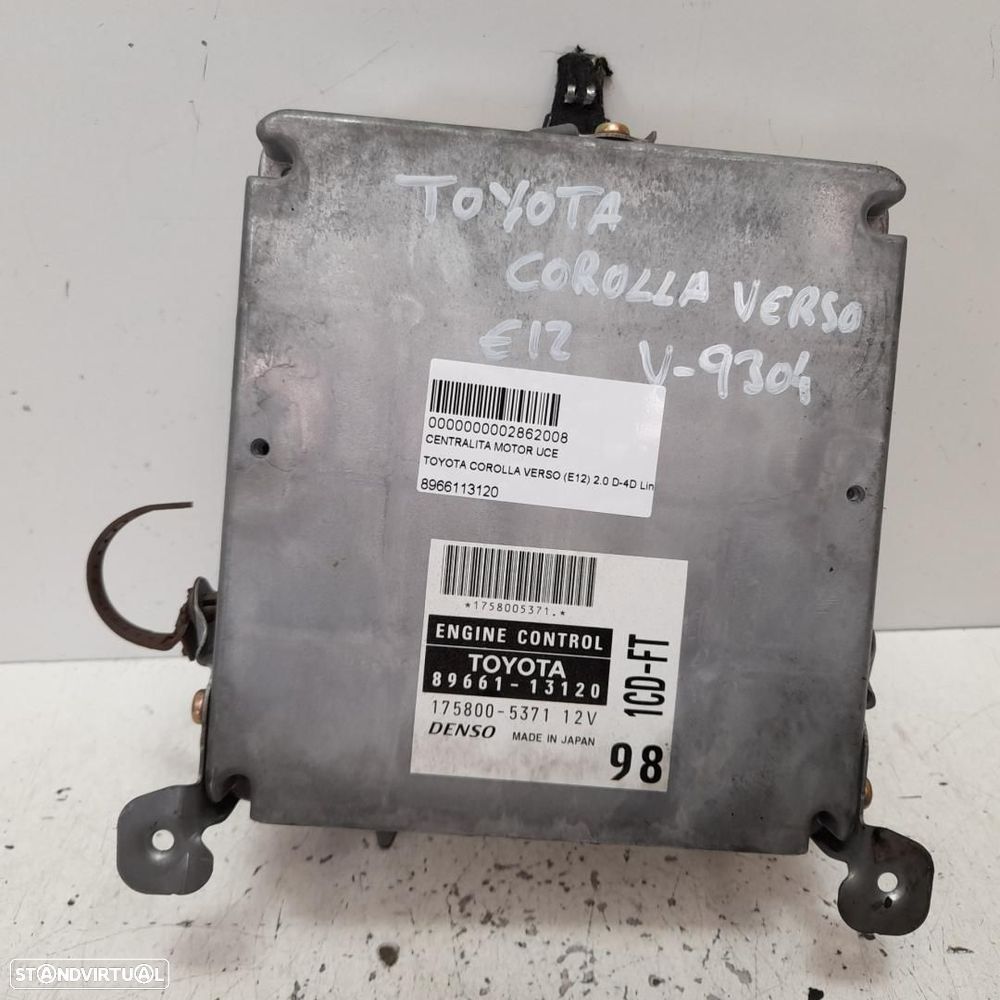 CENTRALINA DO MOTOR UCE TOYOTA COROLLA VERSO E12 - 1