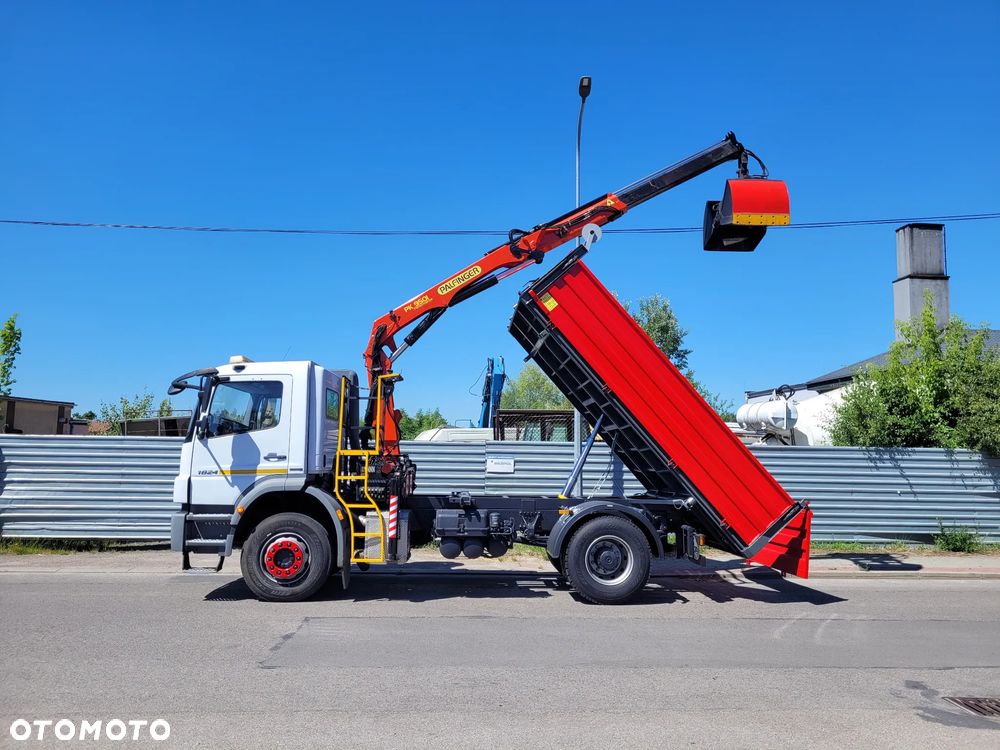 Mercedes-Benz AXOR 1824 // 44.000km // HDS PALFINGER CZERPAK ROTATOR // NOWY KIPER WYWROTKA 3str - 2