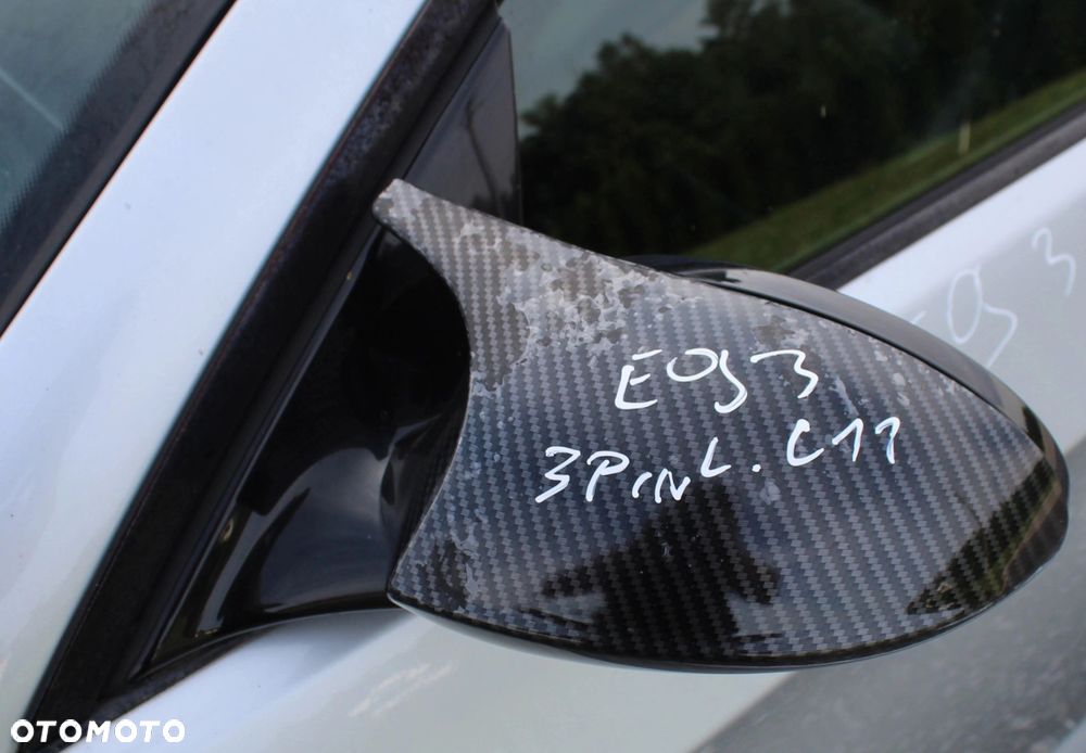 LUSTERKO LEWE PRAWE KOMPLET BMW E93 CARBON M3 LOOK 3PIN ANGLIK - 1