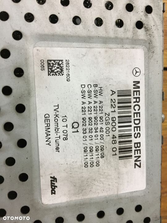 MERCEDES 221 modul tuner tv A 2219004801 - 2