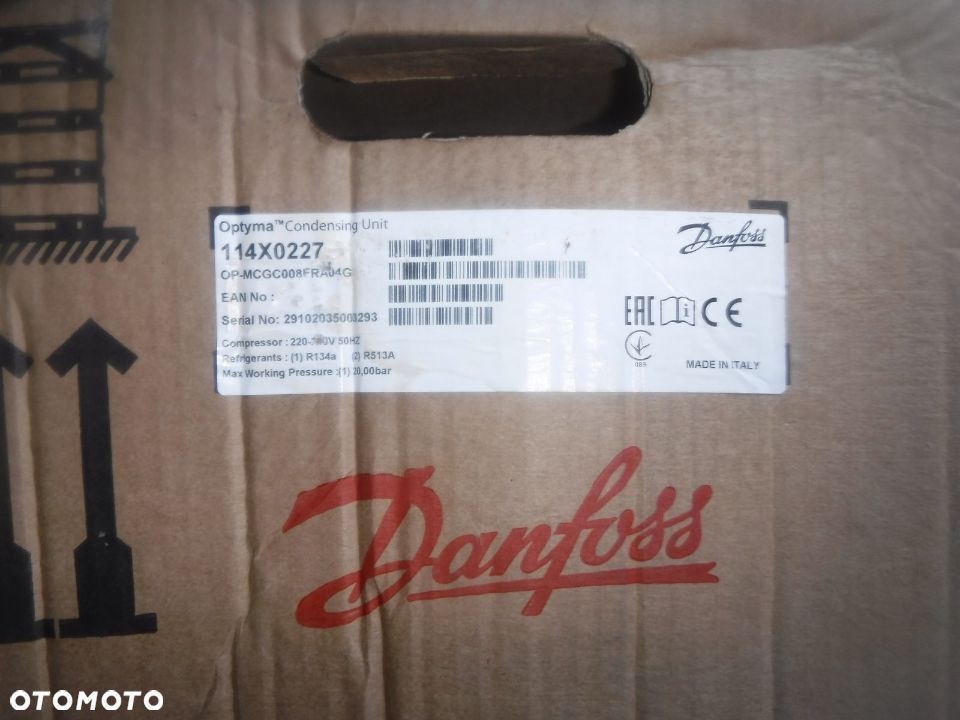agregat chłodniczy optyma danfoss 114x0227 op-mcgc008fra04g - 2