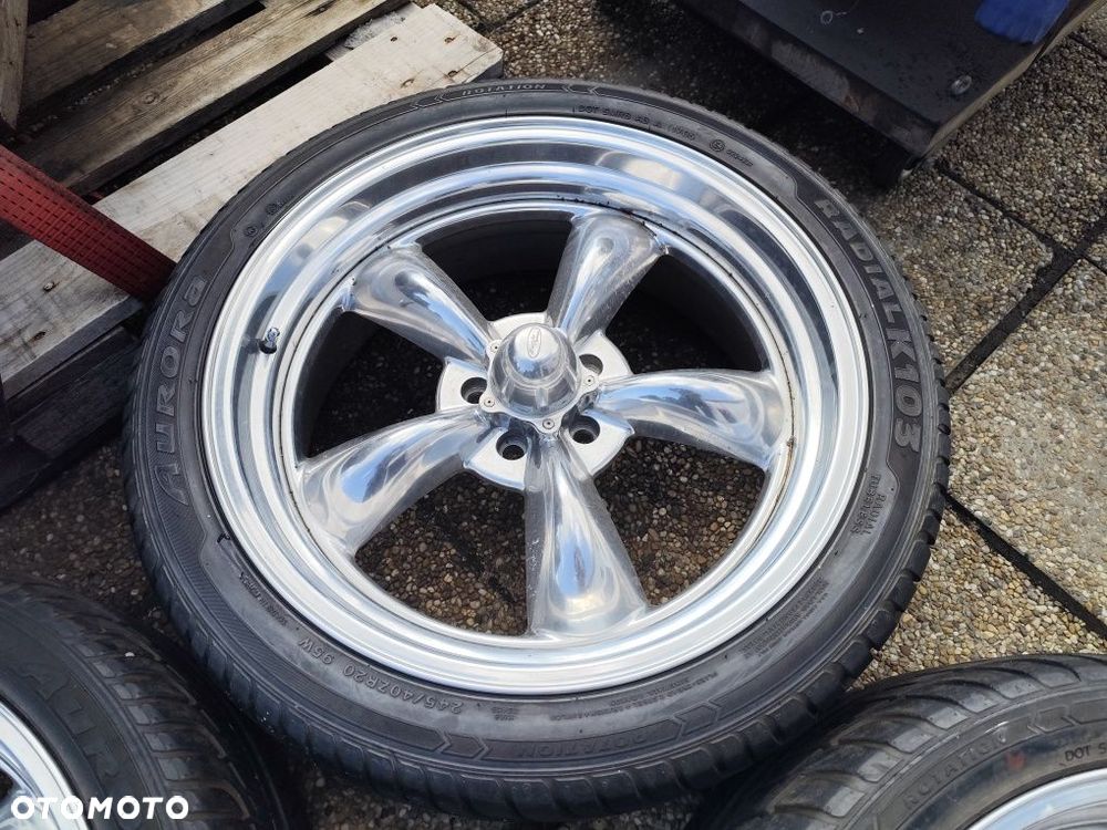 Ford Mustang Mercury Chrysler Dodge Plymouth felgi aluminiowe polerowane Eagle Alloys Made in Usa - 5