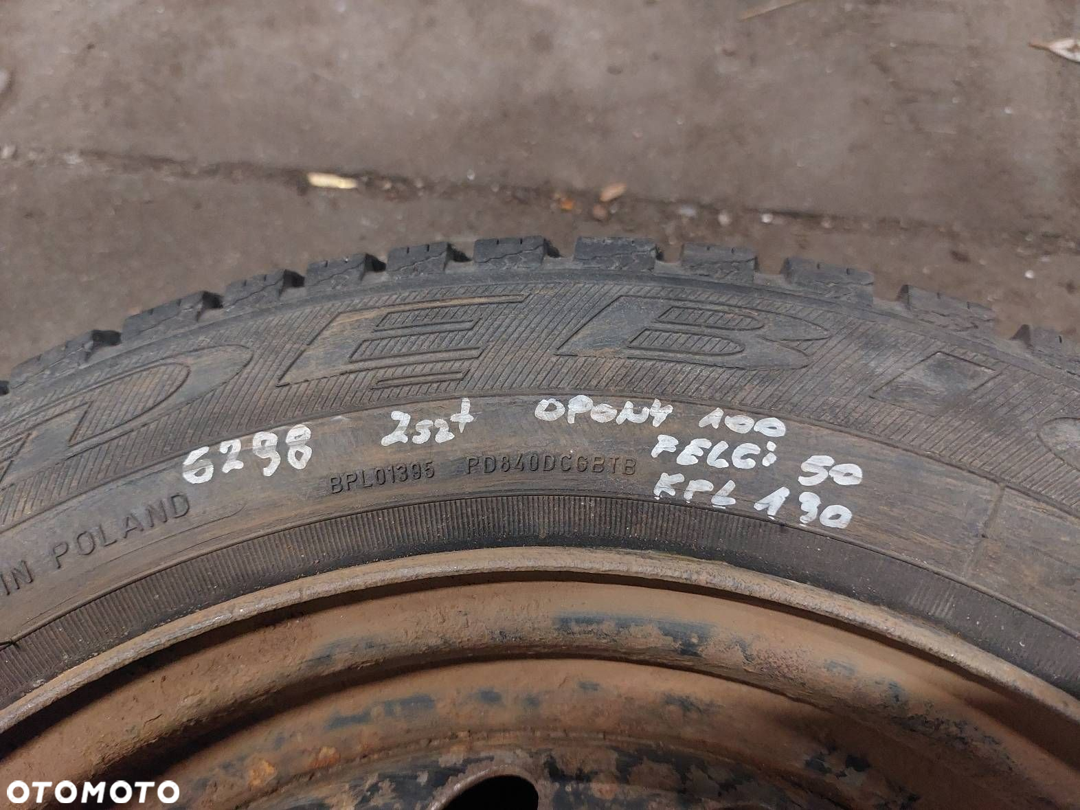 FELGI STALOWE 2 SZT 4x98 x13 ET33 FI58,1 FIAT SEICENTO PANDA PUNTO - 2