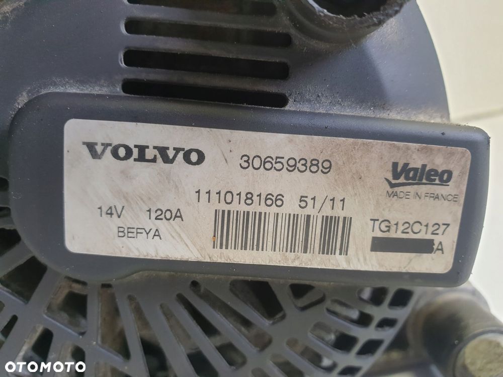 ALTERNATOR Volvo C30 D2 1.6 D _ 30659389 oryginał Alternator - 2