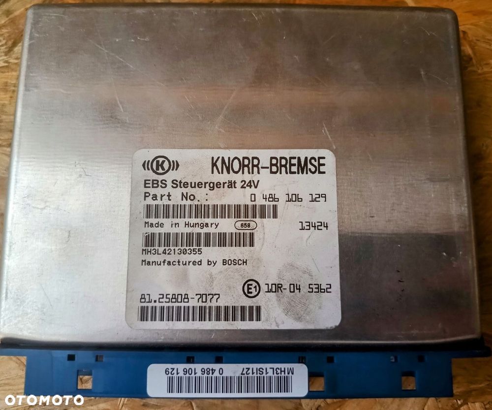 Sterownik EBS MAN TGA TGS TGX