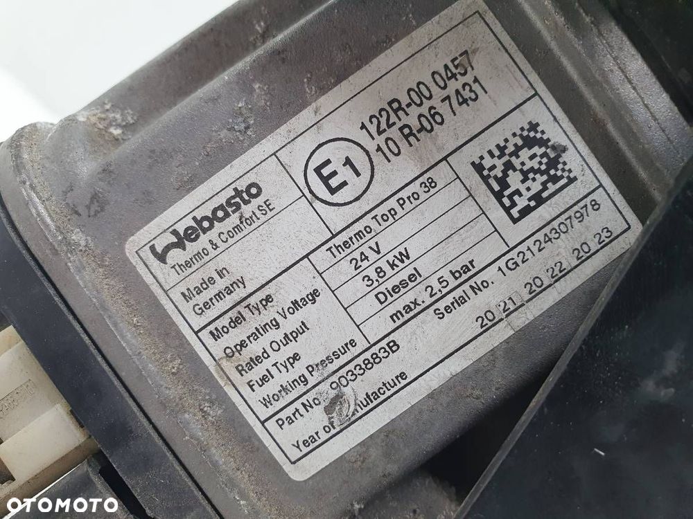 WEBASTO OGRZEWANIE POSTOJEOWE THERMO TOP 38 2294774 DAF XF 106 - 4