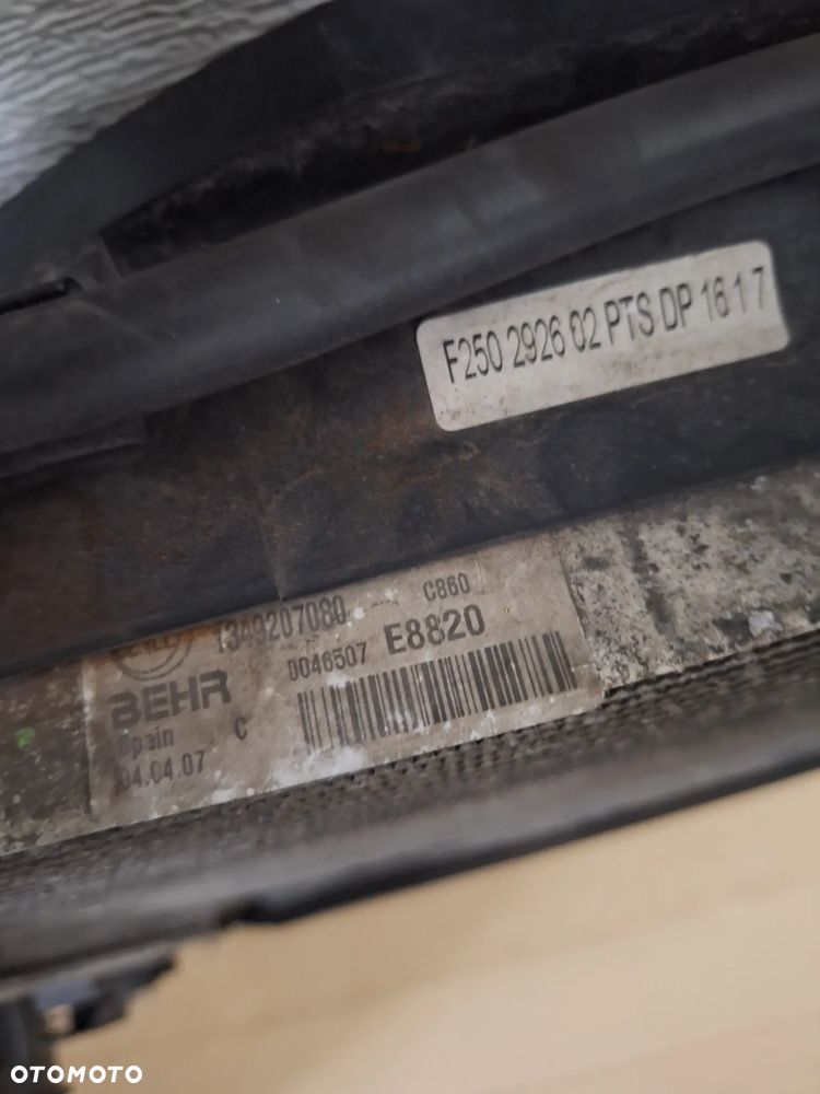 CHŁODNICA WODY INTERCOOLER WENTYLATORY FIAT DUCATO 2.3JTD 06-14r EUR - 4