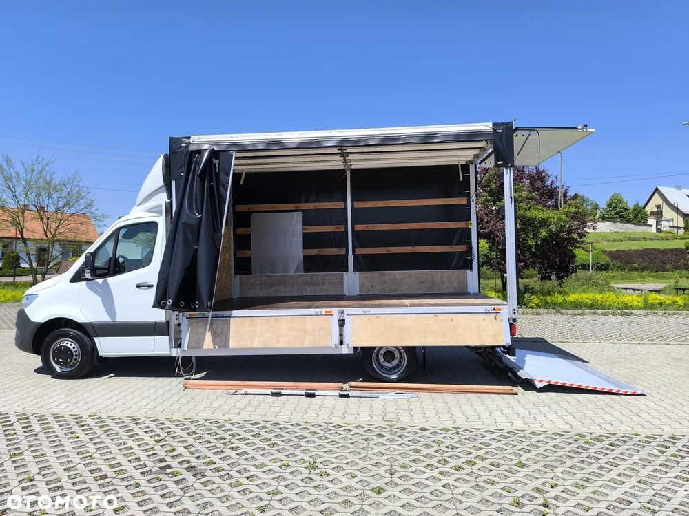 Mercedes-Benz Sprinter 519,190KM, Winda + Plandeka 8 Palet, Firana, Salon Polska! - 11
