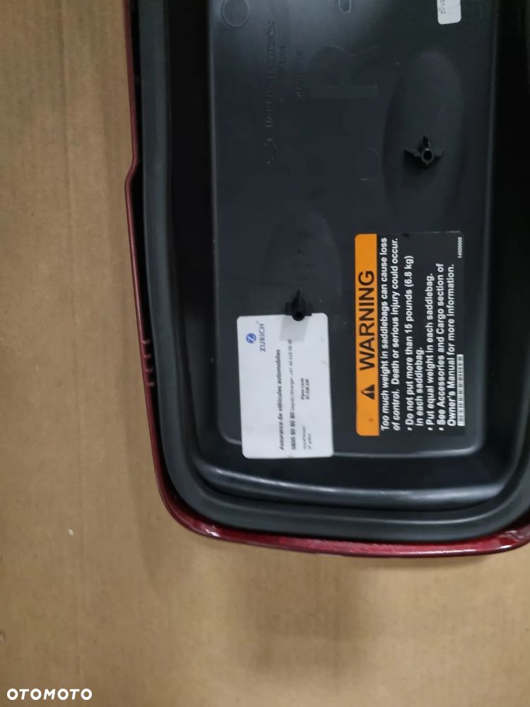 Harley Touring Street Road Glide CVO Electra pokrywa kufra dekiel - 2