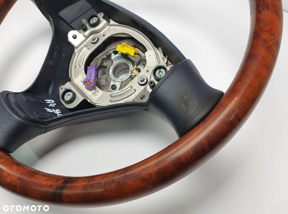 KIEROWNICA DEKOR DREWNO AUDI A4 B6 8N0124B - 3
