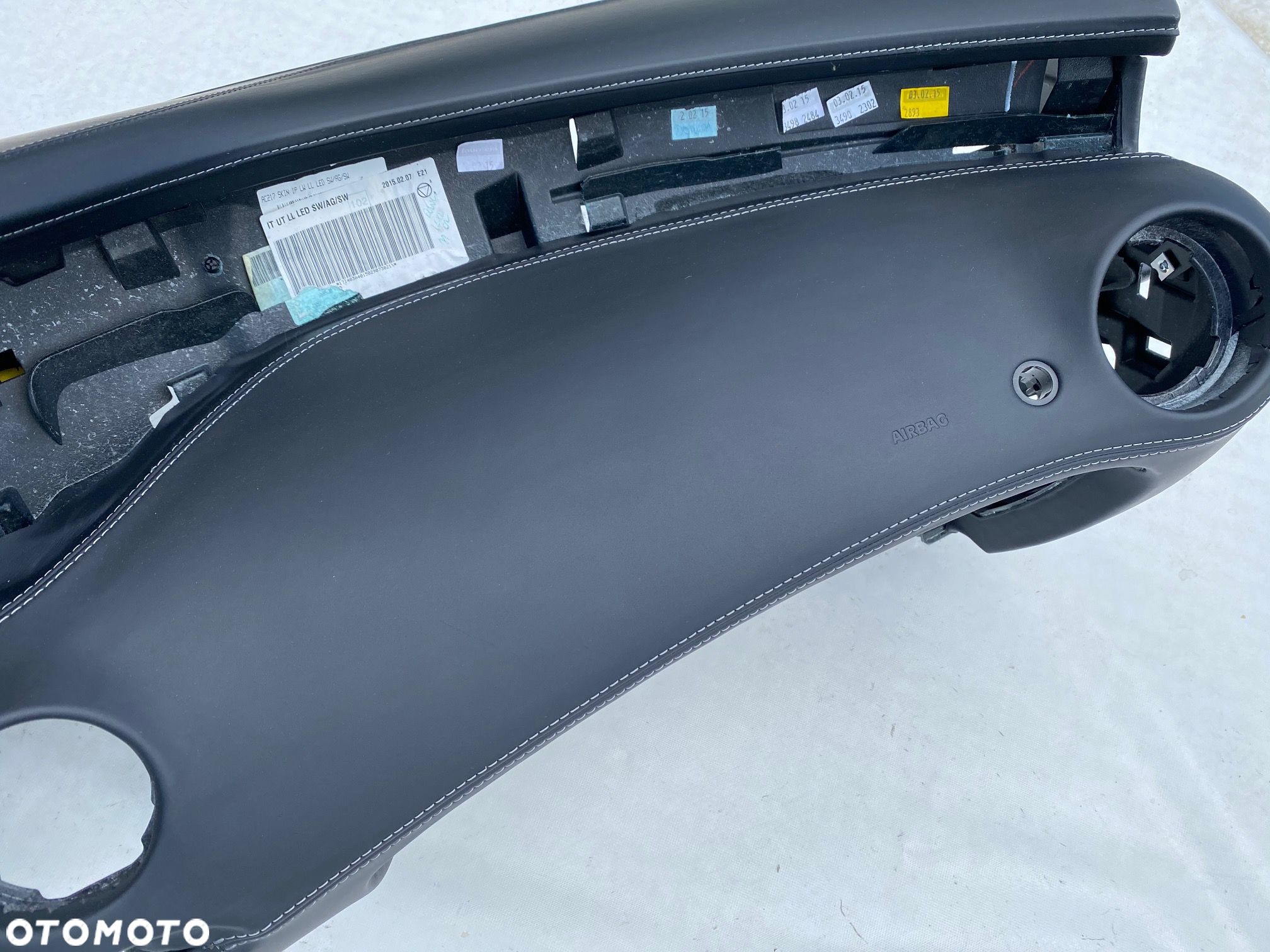 MERCEDES S W217 W222 DESKA KONSOLA KOKPIT PULPIT PÓŁKA PARAPET PODUSZKI AIRBAG PASY PAS KURTYNA FOTELA FOTEL  Raz2 - 18