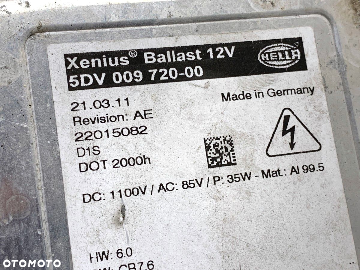 PRZETWORNICA XENON - 449.00 PLN - OPEL ASTRA J Sports Tourer (P10) 2010 - 2015 2.0 CDTI (35) 118 kW - 4