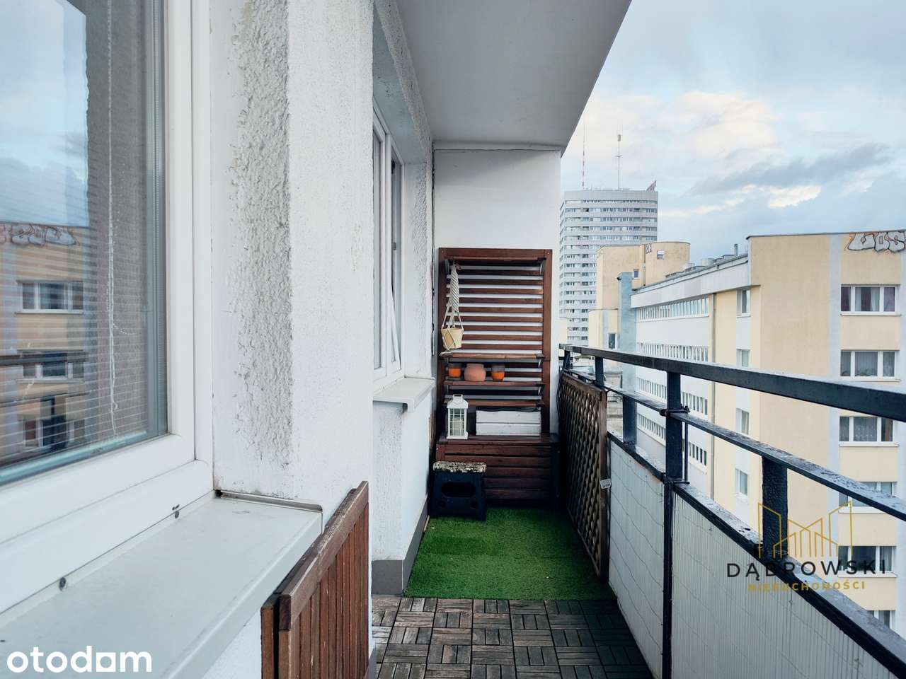 2 pokoje w Centrum z balkonem/panorama miasta- od zaraz