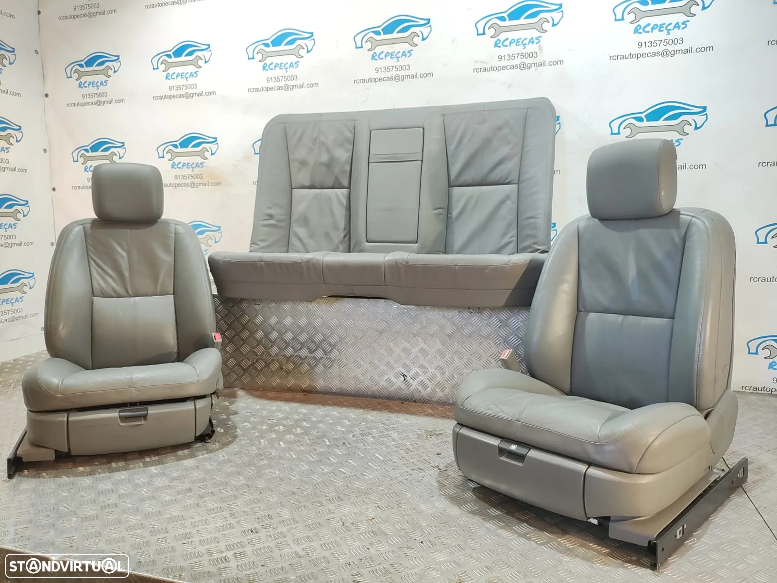 Conjunto Bancos em Pele Elétricos Mercedes Class S W221 - 3