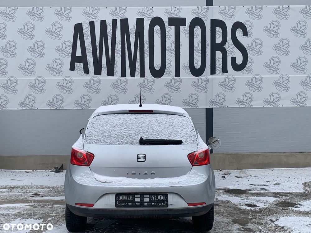 SEAT IBIZA 2008 *SAMOCHÓD NA CZĘŚCI* 3745 MASKA, LAMPA, DRZWI, LUSTERKO, ZDERZAK, GRILL, BŁOTNIK, KLAPA, BELKA, DESKA, FOTELE, KANAPA, ĆWIARTKA KIEROWNICA, TARCZE, ZACISKI, ZAWIESZENIE, KOMPLETNY PRZÓD, KOMPLETNY TYŁ, LICZNIK, ZEGARY, PRAWE LEWE PRZÓD TYŁ - 4