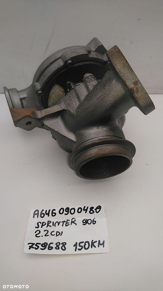 TURBINA 2.1 CDI 2.2 CDI 109KM 150KM SPRINTER W906 A6460900480 759688 - 4