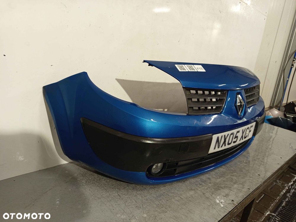 + ZDERZAK PRZÓD PRZEDNI DO RENAULT GRAND SCENIC 2 II TEI45 NIEBIESKI HALOGENY - 3
