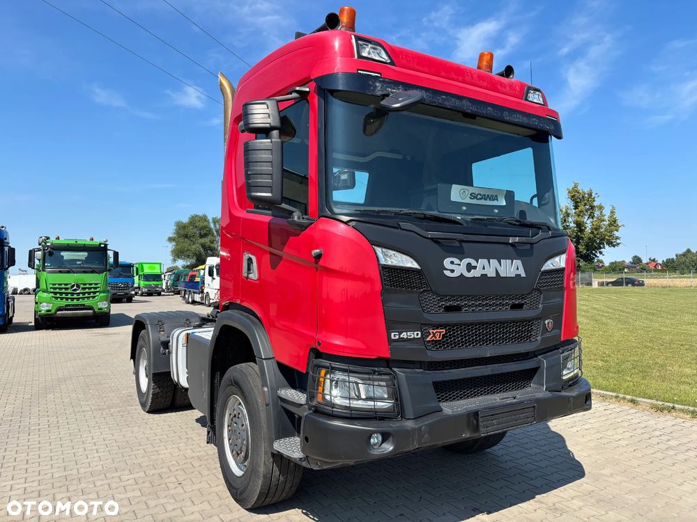 Scania G450 XT 4x4 stały napęd , skrzynia redukcyjna , biegi terenowe , hydraulika do wywrotu, z Niemiec ,opticrusie ze sprzęgłem - 1