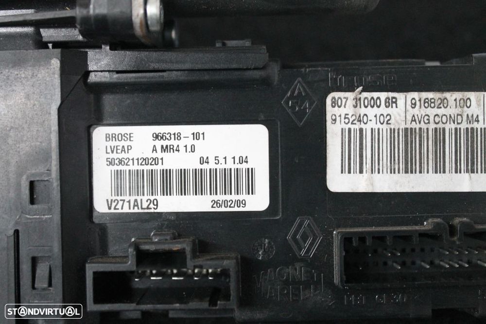 Motor Elevador Vidro Renault Megane III - 4