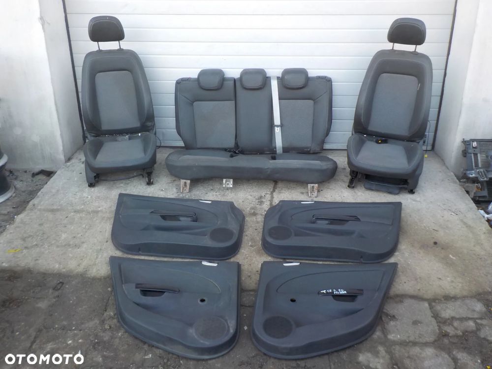 OPEL CORSA D FOTELE KANAPA PÓŁSKÓRA BOCZKI 5 DRZWI - 1
