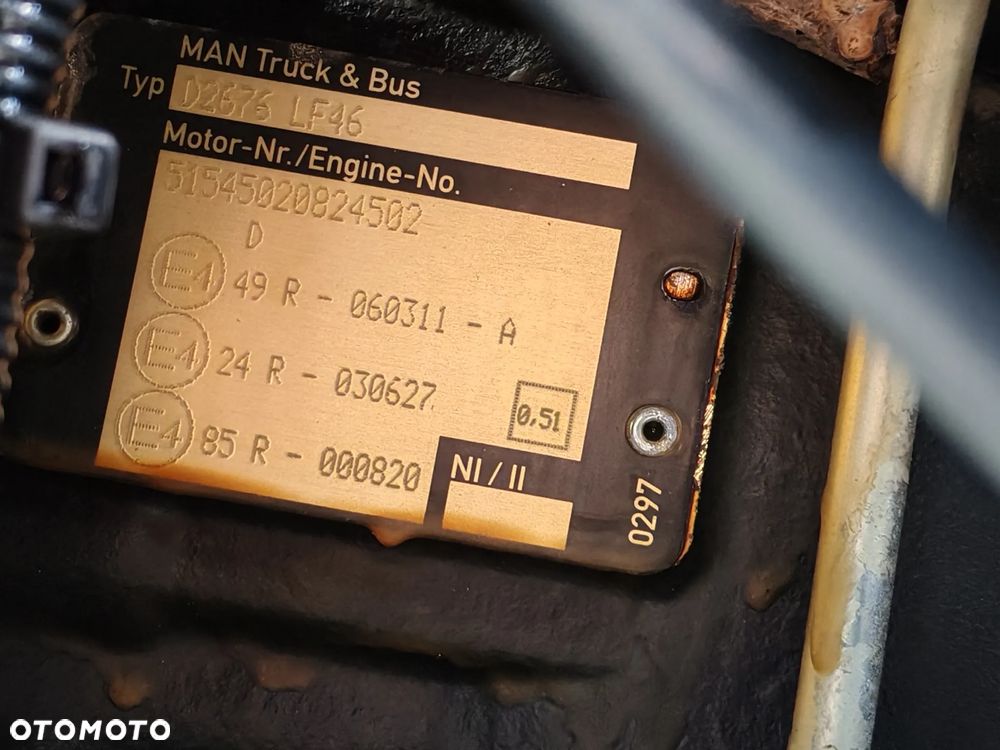 SILNIK KOMPLETNY MAN TGX TGA TGS D2676 LF46 440KM 323KW EURO6 - 9