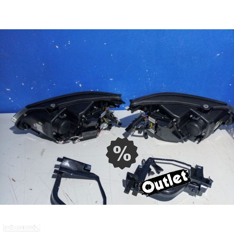 R145027C1 FARÓIS BMW SÉRIE 5 E60 03-07 OLHOS DE ANJO CCFL FUNDO PRETO - 6