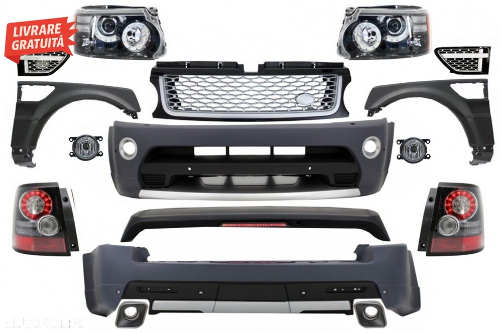 Pachet Exterior Conversie Completa Land Range Rover Sport L320 Facelift (2009-2013- livrare gratuita - 1