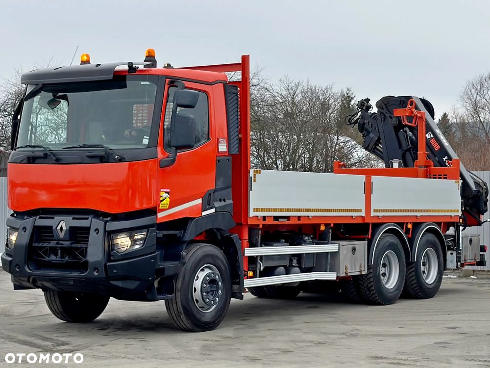 Renault C 430 * SKRZYNIA 6,15 m * HIAB X-HIDUO 188 ES-5 + PILOT/ 6x4 - 4