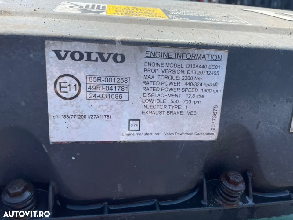 motor volvo fh/fm 440 d13a - 5