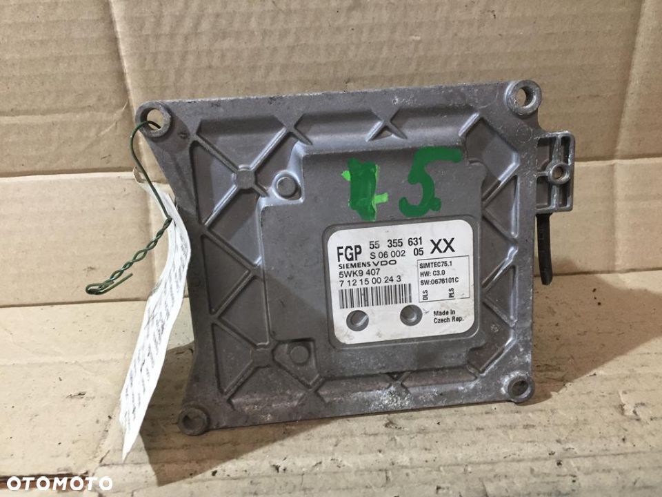 #KOMPUTER OPEL VECTRA C 1.8 nr 55355631