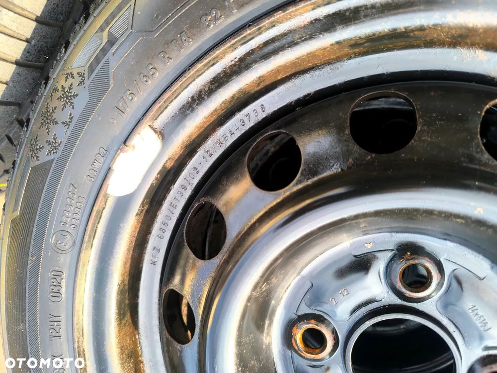 4x100 Felgi Stalowe Stal 14 Koła Zimowe Zima HYUNDAI I10 GETZ ACCENT KIA RIO PICANTO MAZDA 323 DEMIO 2 SUZUKI BALENO TOYOTA YARIS COROLLA Legnica ALU-RAD 175/65 7mm - 4