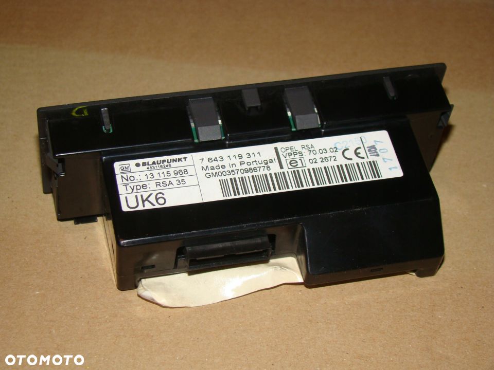 OPEL VECTRA C SIGNUM PANEL TWIN AUDIO CD 70 DVD 90 NAVI - 6
