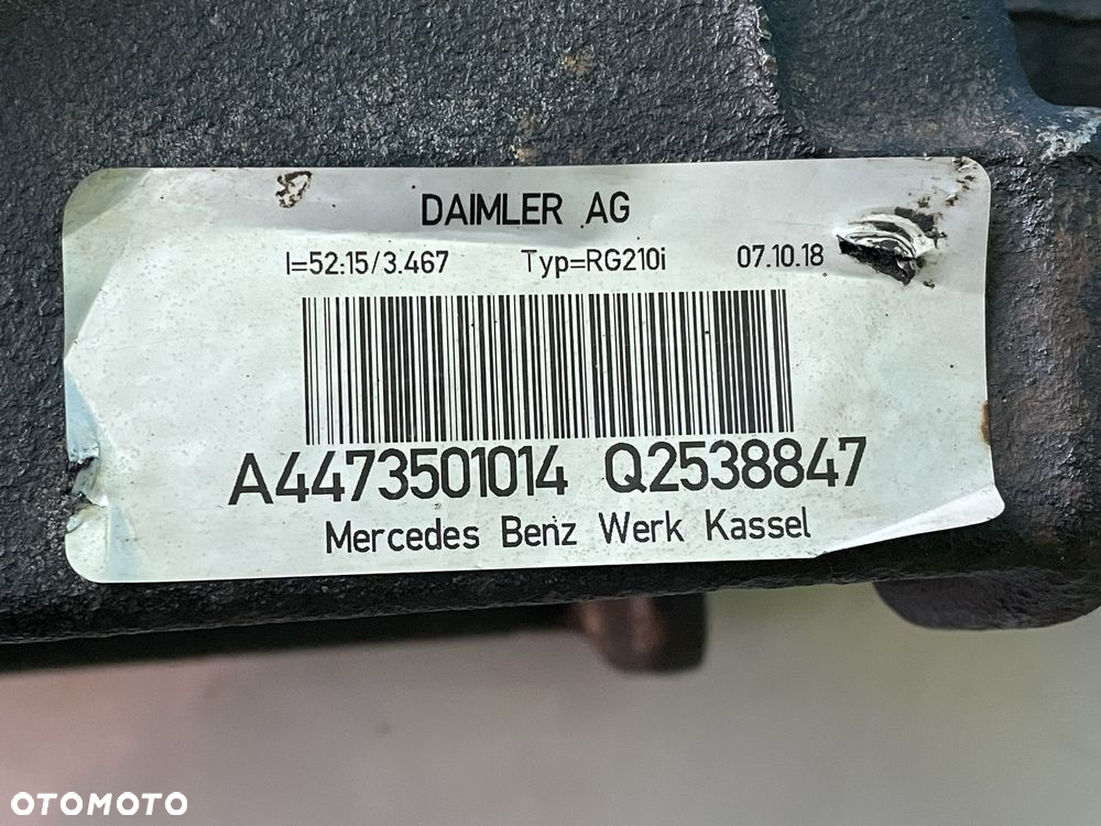 Dyferencjał Dyfer Tył Mercedes Vito Viano W447  3.467  //52:15// - 4