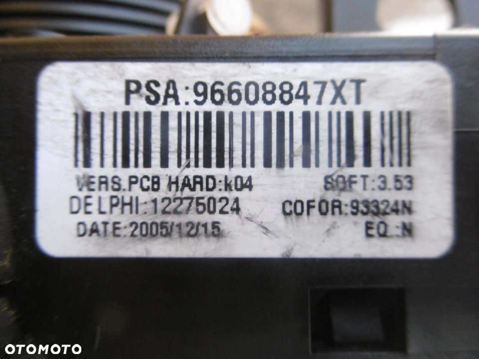 Przełącznik zespolony świateł  CITROEN C3 96608847XT - 3