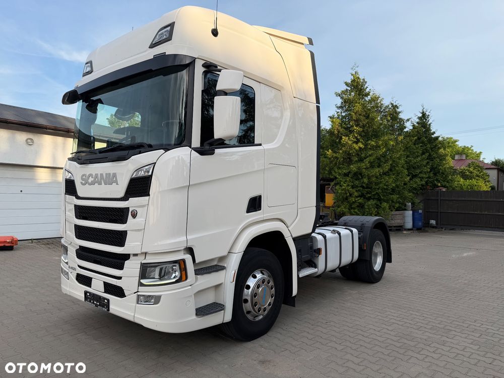 Scania R450 / cała na poduszkach / klimatyzacja postojowa / z Niemiec / Hydraulika / ADR / FULL LED / Alufelgi - 12
