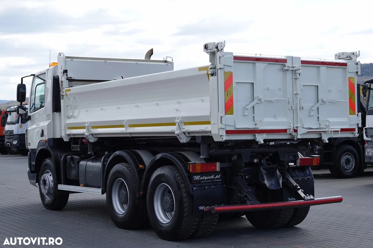 DAF CF 85.410 / 6X4 / TIPPER 2 STR. / BORDMATIC / HYDROBRA / MANUAL / IMPORTAT - 10