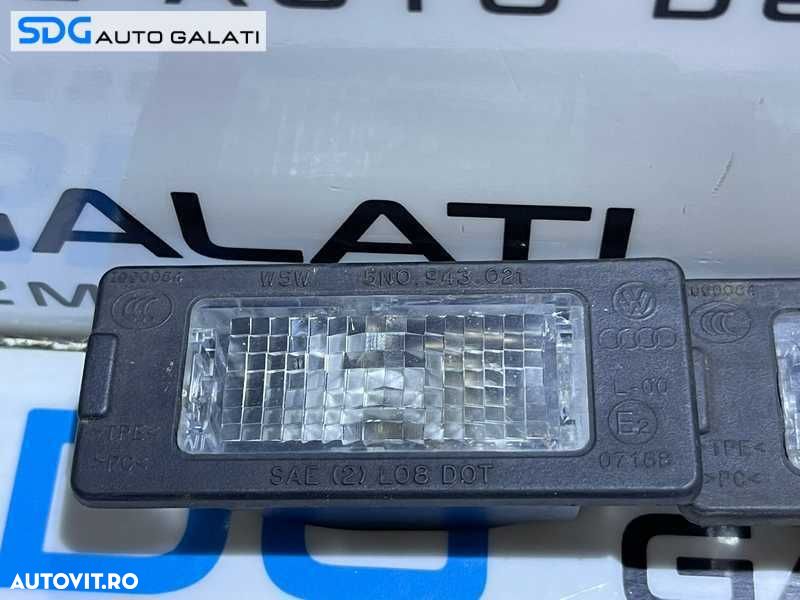 Set Lampa Lampi Iluminare Numar Inmatriculare Skoda Octavia 3 2013 - 2017 Cod 5N0943021 [D0201] - 4