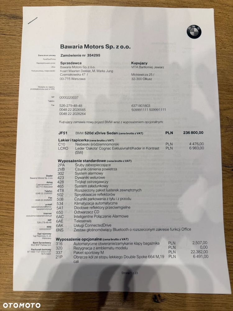 BMW Seria 5 520d xDrive M Sport sport - 36