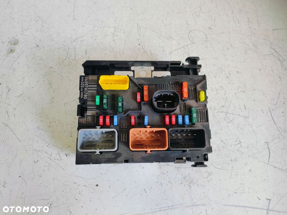 CITROEN C3 I 1,1 SKRZYNKA BEZPIECZNIKÓW BSM L03 9659741780 - 1