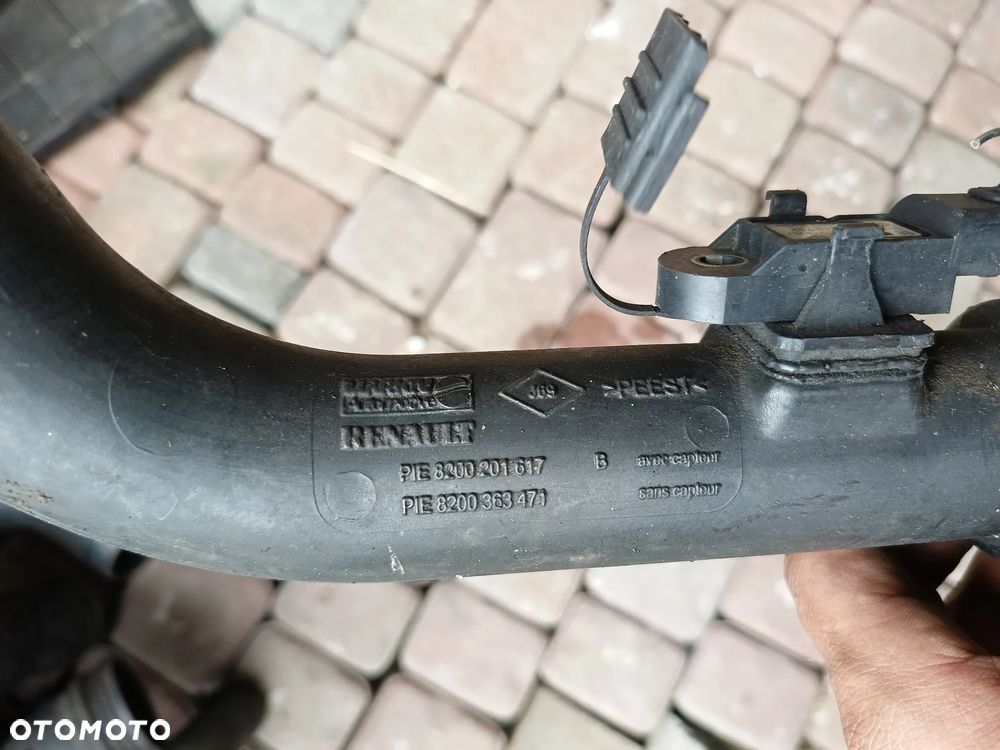 8200201617 rura intercoolera powietrza RENAULT MEGANE SCENIC II 2 1,9 DCI (2SZT) - 2