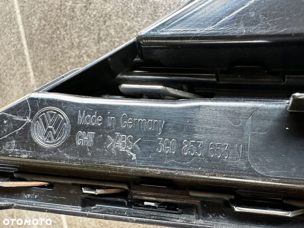 VW PASSAT B8 GRILL ATRAPA ZDERZAKA CHŁODNICY PRZÓD 3G0853653N - 8
