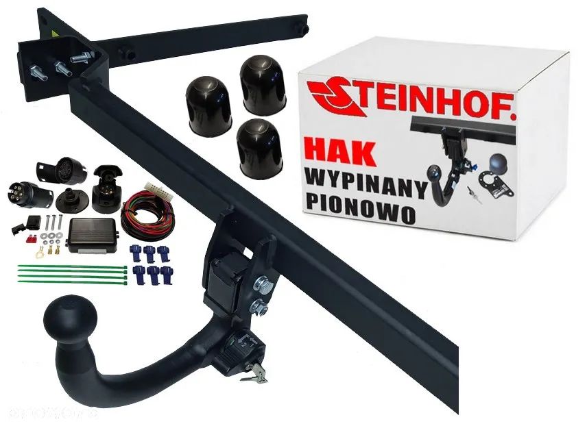 VERTICAL HAK HOLOWNICZY Z KULĄ WYPINANĄ PIONOWO+MODUŁ+7PIN13P MERCEDES W204 SEDAN C-KLASA 2007-2014 - 2
