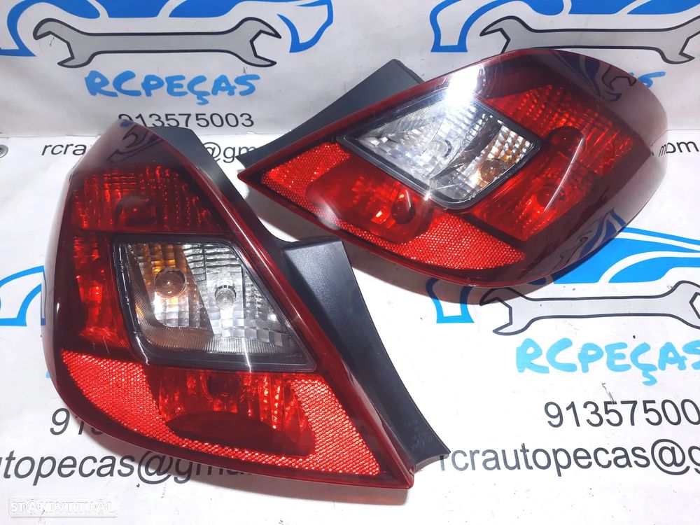 FAROLIM FAROLINS ESQUERDO DIREITO TRASEIRO TRÁS OPEL CORSA D S07 93190950 ORIGINAIS - 5