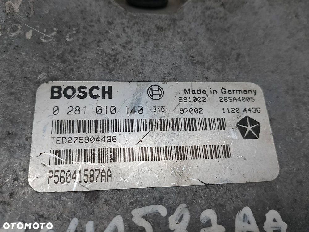 KOMPUTER, STEROWNIK JEEP GRAND CHEROKEE WJ P56041587AA  0281010140 3.1 D - 4