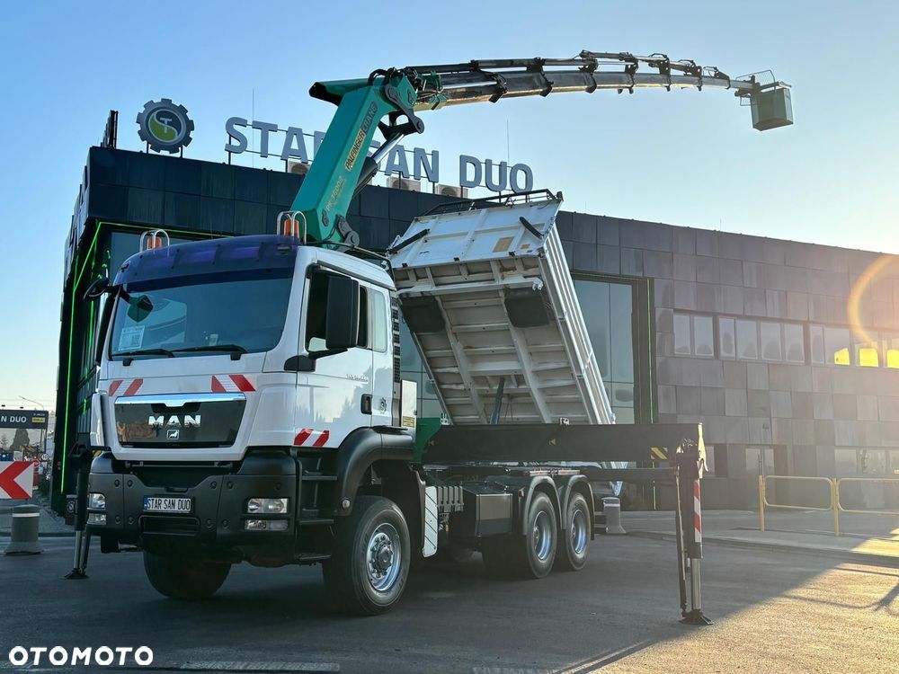 MAN TGS 26.440 6x6 PALFINGER PK 36002 HDS Żuraw Kosz Wywrotka - 1