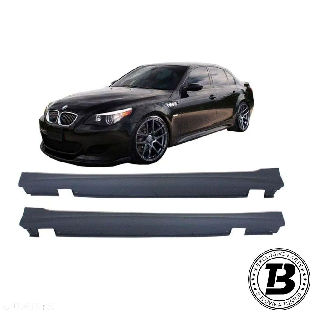 Praguri Laterale compatibile cu BMW Seria 5 E60 E61 M Tech Design - 1