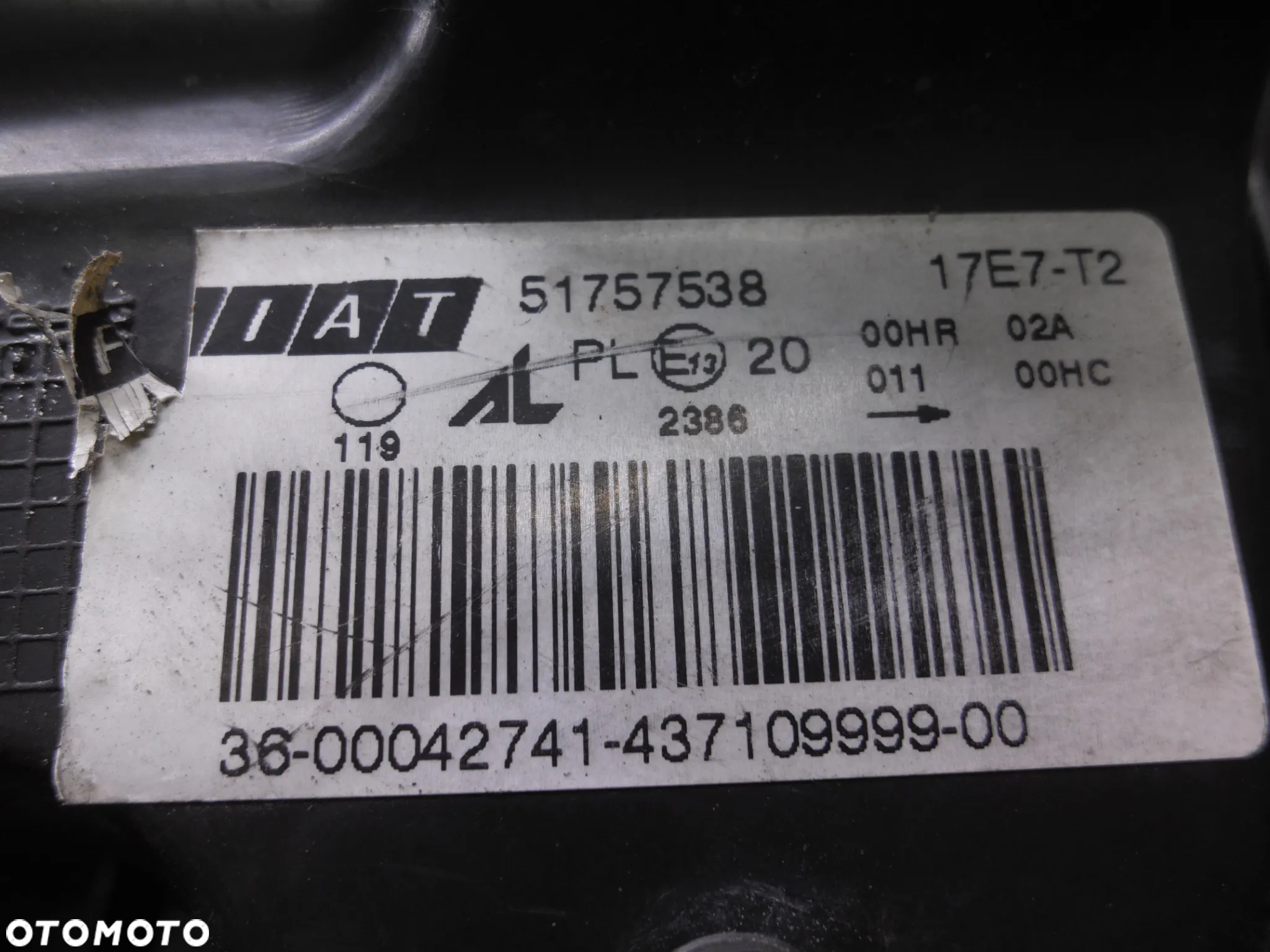 REFLEKTOR LEWY PRZÓD FIAT BRAVO II 51757538 LAMPA EUROPA POSIADAM 2SZT - 9