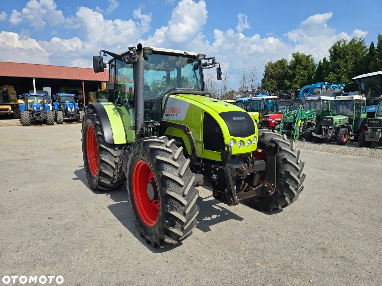 Claas Celtis 456 RX + TUZ + ŁADOWACZ MX100 - 1