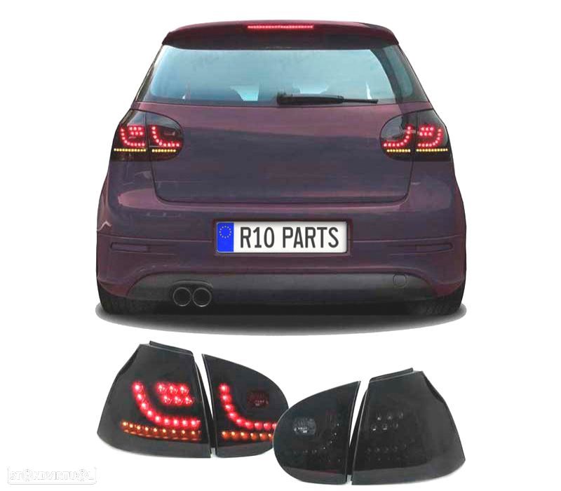 CONJUNTO DE FAROLINS LED VOLKSWAGEN VW GOLF 5 03-08 NEW LOOK INDICADORES DINAMICOS - 2