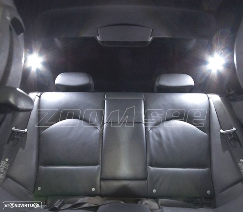 KIT COMPLETO 17 LAMPADAS LED INTERIOR PARA BMW SERIE 3 E46 SEDAN COUPE M3 318I 318TI 323I 323IS 325I - 5